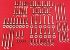 2006-2017 Dyna Polished Stainless Engine Allen Bolt Kit