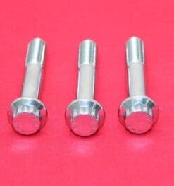 1999-2006 Touring Polished Grade 8 ARP Stainless Rear Brake Caliper Bolt Kit