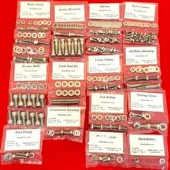 Alternative view of Cadillac 331-365-Early 390 Stainless Steel Engine Hex Bolt Kit