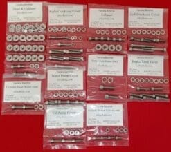 Yamaha YFZ350 Banshee Polished Stainless Steel Engine Only Bolt Kit