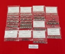 HONDA CB450 CL450 CB500T K0-K7 Polished Stainless Steel Engine Bolt Kit Set