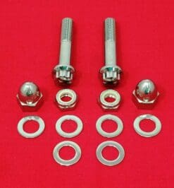 1991-1999 Sportster Polished 12Pt. Grade 8 ARP Stainless Rear Shock Bolt Kit