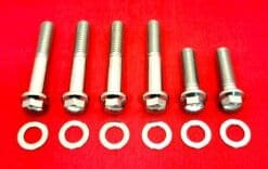 Ford 429 460 Grade 8 ARP Polished Stainless Steel C-6 Bellhousing Bolt Kit for Stick/ Manual