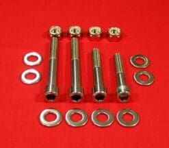 Polished Stainless Steel Banshee Rear Shock & Linkage Bolt Kit