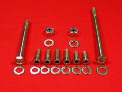 Polished Stainless Steel Banshee Motor Mount Bolt Kit