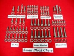 229 Pc 5.0L 305 - 5.7L 350 Non-EFI Hex Engine Bolt Kit
