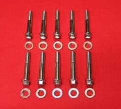 1973-1984 Polished Grade 8 Stainless Harley Sportster Head Bolt