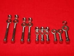 1992-1999 Softail Polished Grade 8 Stainless Engine Mount Kit