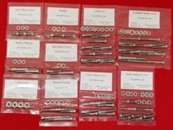 HONDA 1993 & UP XR650L Polished Stainless Steel Engine Bolt Kit Set