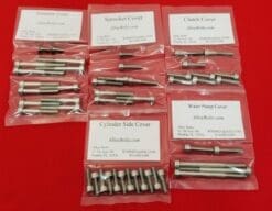 YAMAHA 1996-2013 XVZ13 XVZ1300 ROYAL STAR Polished Stainless Steel Engine Bolt Kit Set