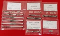 1979-2003 HONDA XR80 XR80R Polished Stainless Steel Engine Bolt Kit Set