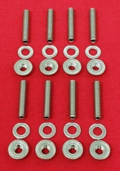 SBC Small Block Chevy 283 305 307 327 350 400 Valve Cover Stainless Stud Bolt Kit Set