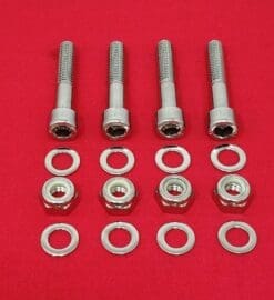 Yamaha Banshee Polished Stainless Steel Front Shock Bolt Kit