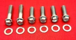 SBF Small Block Ford 289 302 351W Grade 8 ARP Polished Stainless Steel Bellhousing Bolt Kit For Stick/ Manual