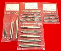 HONDA CB500 CB550 CRANKCASE Halves Oil Pan Polished Stainless Steel Bolt Kit Set