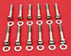 SBF Small Block Ford 260 289 302 5.0l 351W Intake Manifold Stainless Hex Bolt Kit