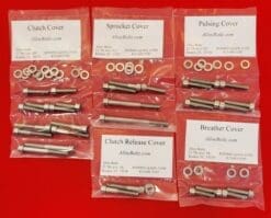 KAWASAKI 1997-2000 ZRX1100 2001-2005 ZRX1200 Polished Stainless Steel Engine Bolt Kit Set