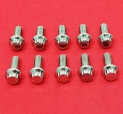 1984 & Up Polished Grade 8 ARP Stainless Dual Front Brake Rotor Bolt Kit