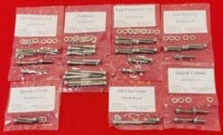 2007 & UP HONDA CRF150R Polished Stainless Steel Engine Bolt Kit Set