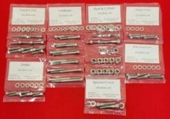 Suzuki 1985-1986 LT250R Polished Stainless Steel Engine Only Bolt Kit
