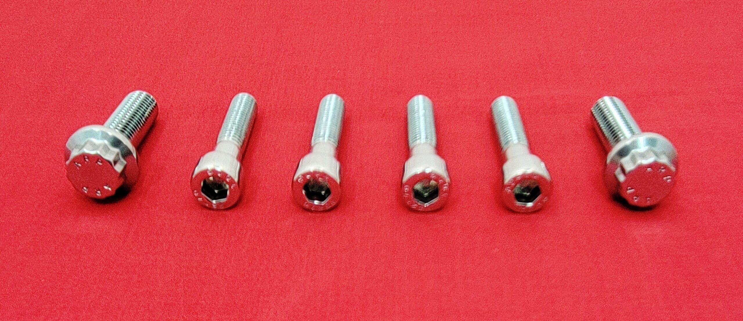 2016 & Up Harley Softail Polished Grade 8 ARP Stainless Front Brake Caliper Bolt Kit