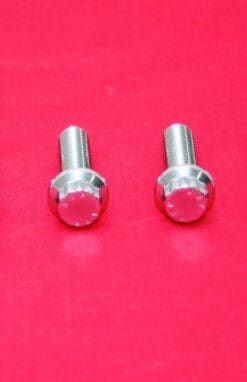 2016 & UP Harley Softail Polished Grade 8 ARP Stainless Front Brake Caliper Mount Bolt Kit