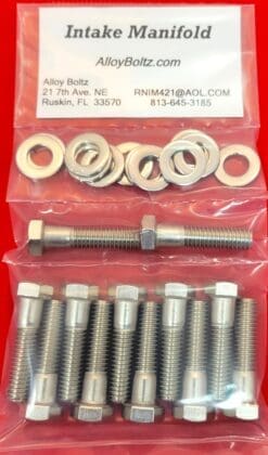 Alternative view of Cadillac 472-500 Stainless Steel Intake Hex Bolt Kit